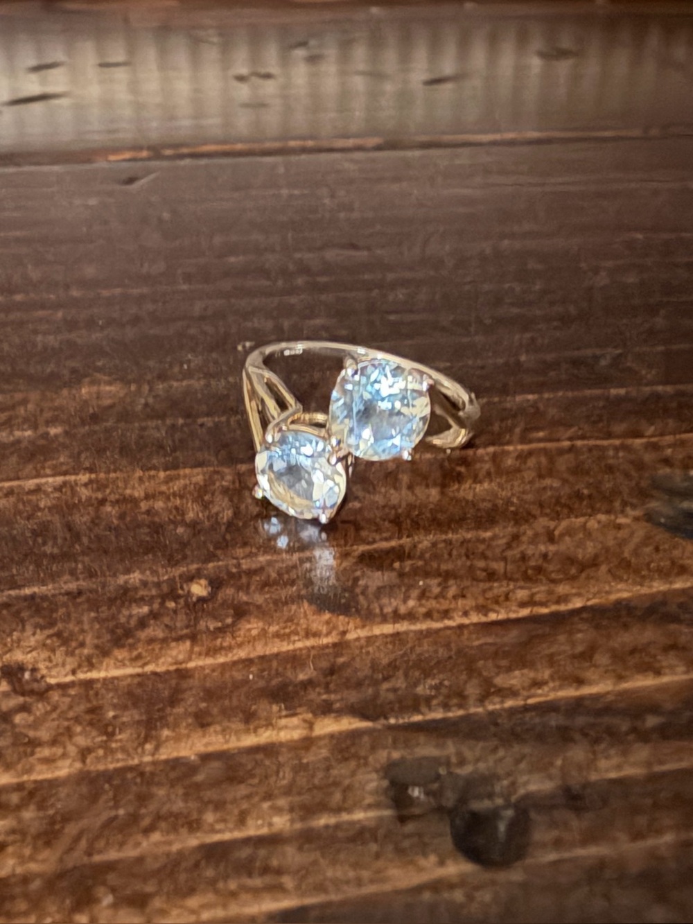 Stunning 10k Gold dual-Serenite Ring